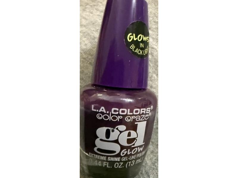 L.A. Colors Gel Glow Nail Polish, Haunting, 0.44 fl oz/13 mL