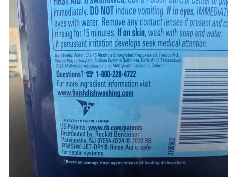 Finish Jet-Dry Ultra Rinse Aid, 32 fl oz/946 mL