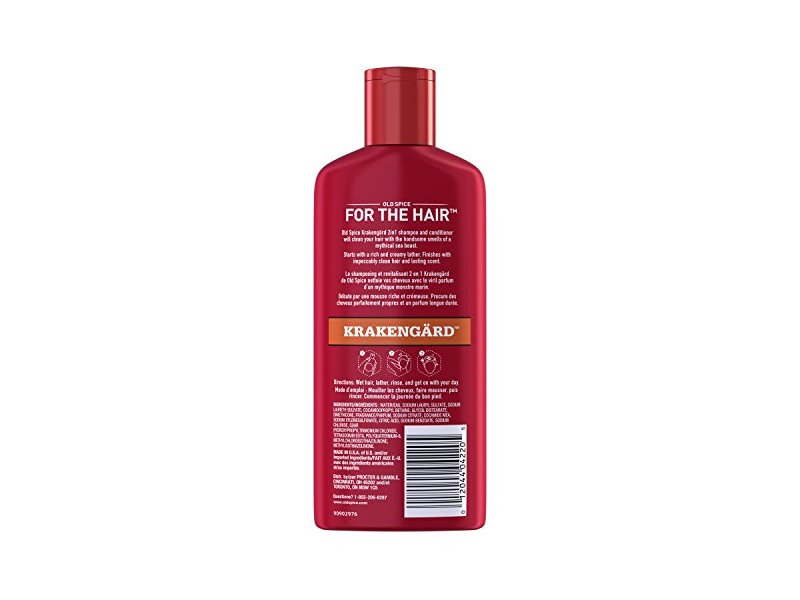Old Spice Krakengard 2 in 1 Shampoo and Conditioner, 12 fl oz/355 mL