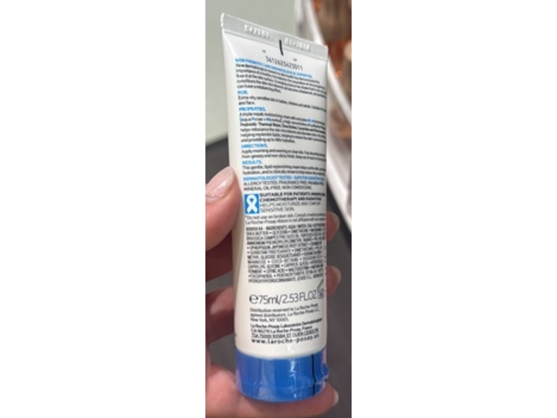 La Roche-Posay Triple Repair Moisturizing Body Cream, 2.53 fl oz/75 mL