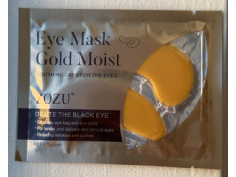 Zozu Eye Mask, Gold Moist, 7.5 g/ Pair