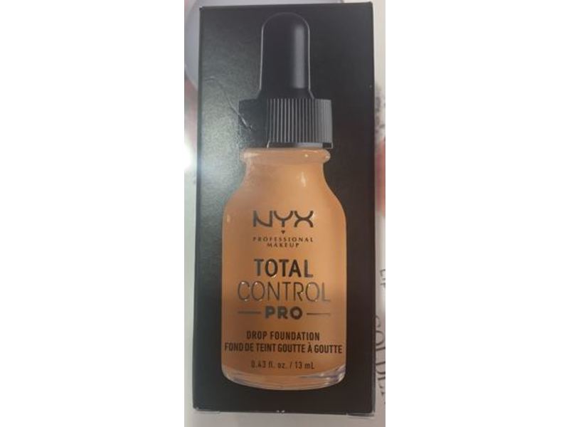 Nyx Professional Makeup Total Control Pro Drop Foundation, Camel, 0.43 fl oz/13 mL