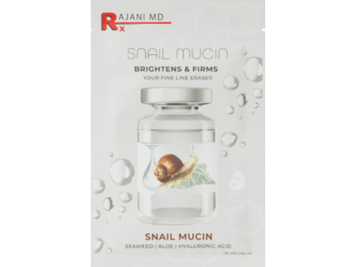 Rajani MD Brightens & Firms Mask, Snail Mucin, 0.68 fl oz/20 mL