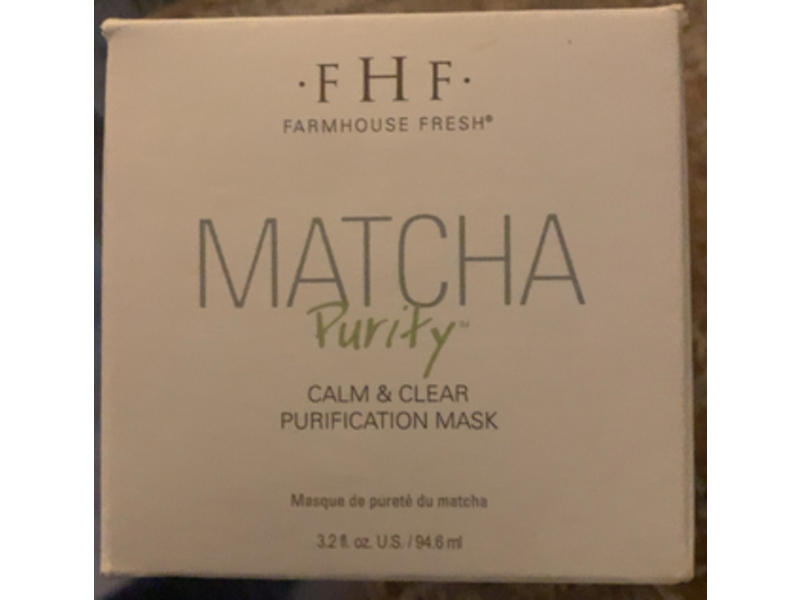 Farmhouse Fresh Matcha Purity Calm & Clear Purification Mask, 3.2 fl oz/94.6 mL