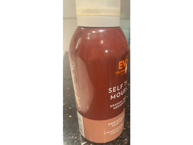 Evy Technology Self Tan Mousse, Medium Dark, 150 mL