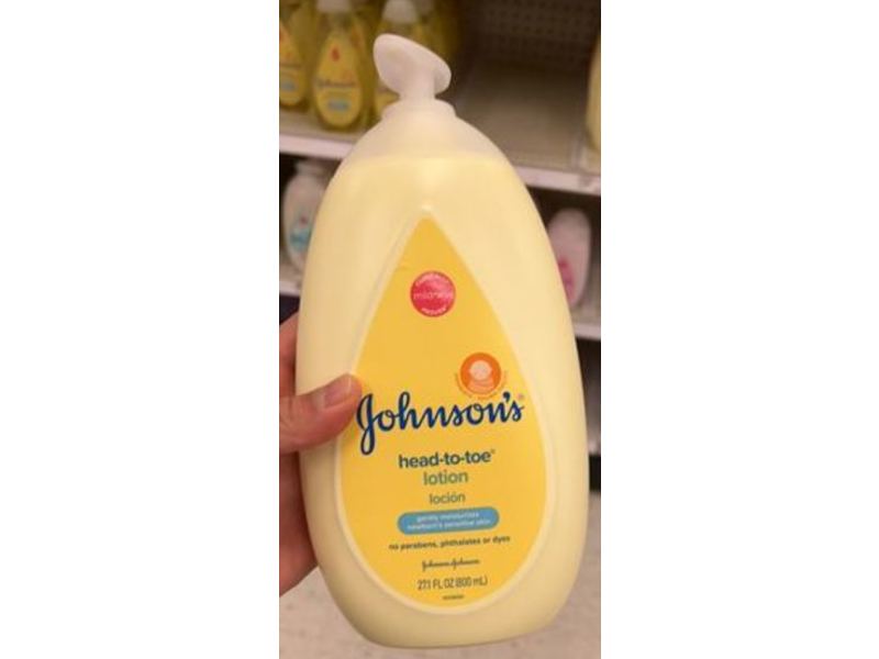 Johnson’s Head-To-Toe Moisturizing Baby Lotion, 27.1 fl oz/800 mL