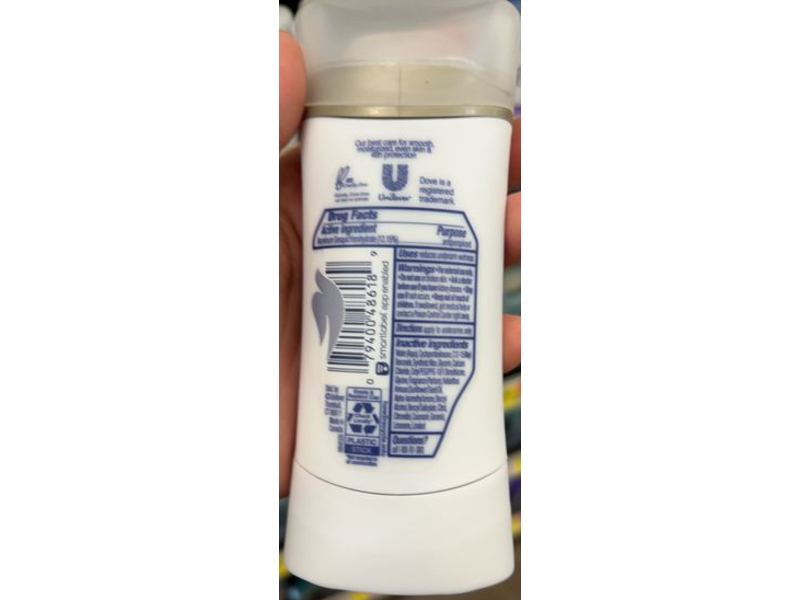 Dove Ultimate Antiperspirant Deodorant Stick, Cucumber Water & Mint, 2.6 oz/74 g