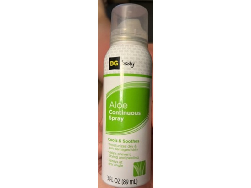 DG Body Aloe Continuous Spray, 3 fl oz/89 mL