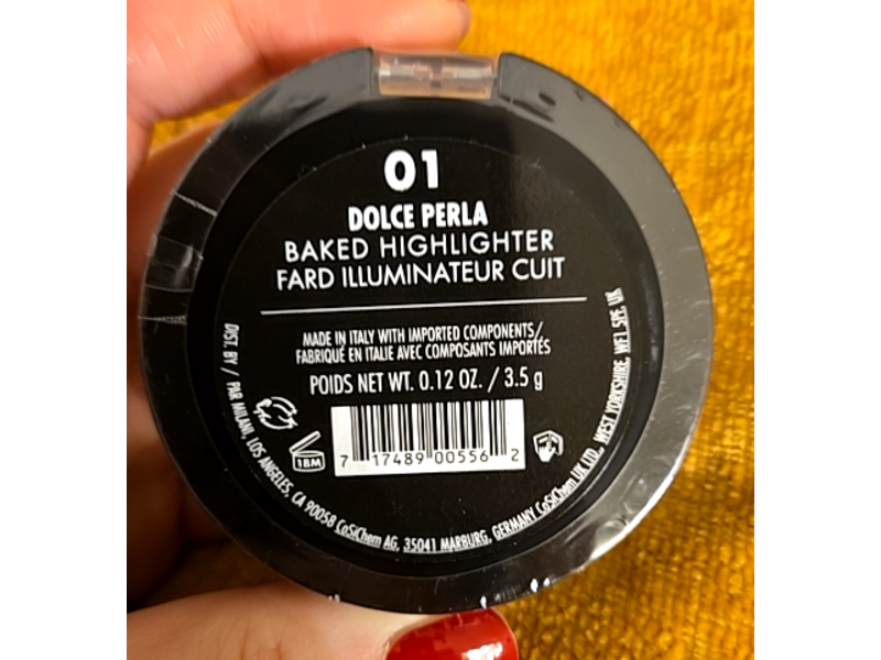 Milani Baked Highlighter, Dolce Perla, 0.12 oz/3.5 g