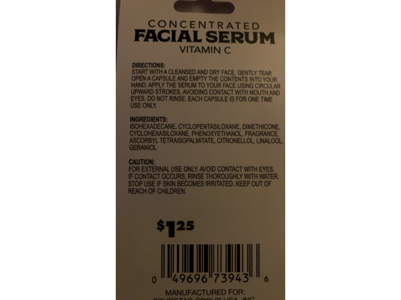b.Pure Concentrated Facial Serum Capsules, Vitamin C, 0.13 fl oz/4 mL, 10 Count