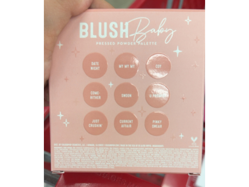 Colourpop Eyeshadow Palette, Blush Baby, 0.30 oz/9 g