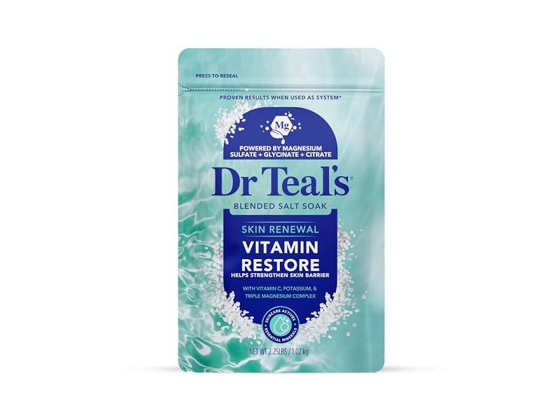Dr Teal's Skin Renewal Vitamin Restore Blended Salt Soak, 1.02 kg