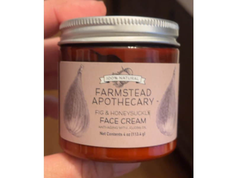 Farmstead Apothecary Anti-Aging Face Cream, Fig & Honeysuckle, 4 oz/113.4 g