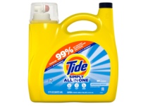 Tide Simply All in One Laundry Detergent, Refreshing Breeze, 89 Loads, 117 fl oz/ 3.46 L - thumbnail 1