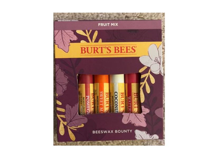Burt's Bees Beeswax Bounty Lip Balm Set, Fruit Mix, 4 Count