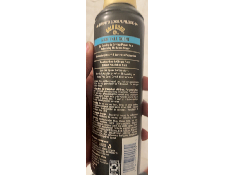 Gold Bond Body Powder Spray, Nightfall Scent, 7 oz/198 g