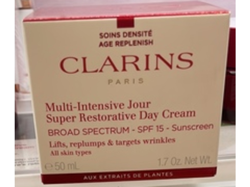 Clarins Super Restorative Day Cream Sunscreen, SPF 15, 1.7 fl oz/50 mL