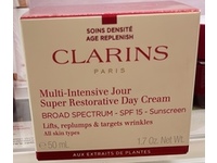 Clarins Super Restorative Day Cream Sunscreen, SPF 15, 1.7 fl oz/50 mL - Image 3