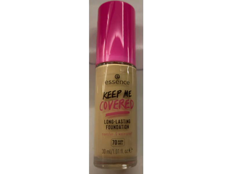 Essence Keep Me Covered Long-Lasting Foundation, Warm Shell 70, 1.01 fl oz/30 mL