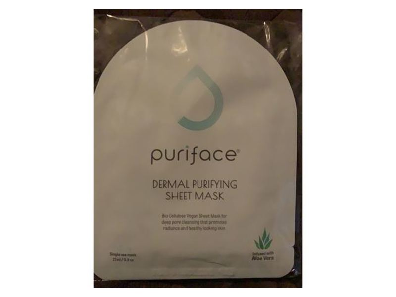 Puriface Dermal Purifying Sheet Mask, 0.9 oz/27 mL, Pack Of 5