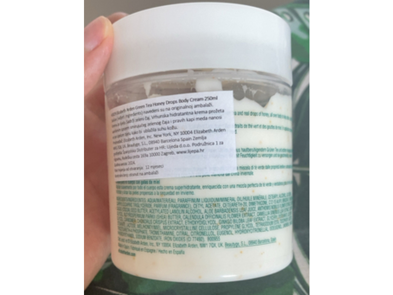 Elizabeth Arden Body Cream, Green Tea & Honey Drops, 8.4 fl oz/250 mL