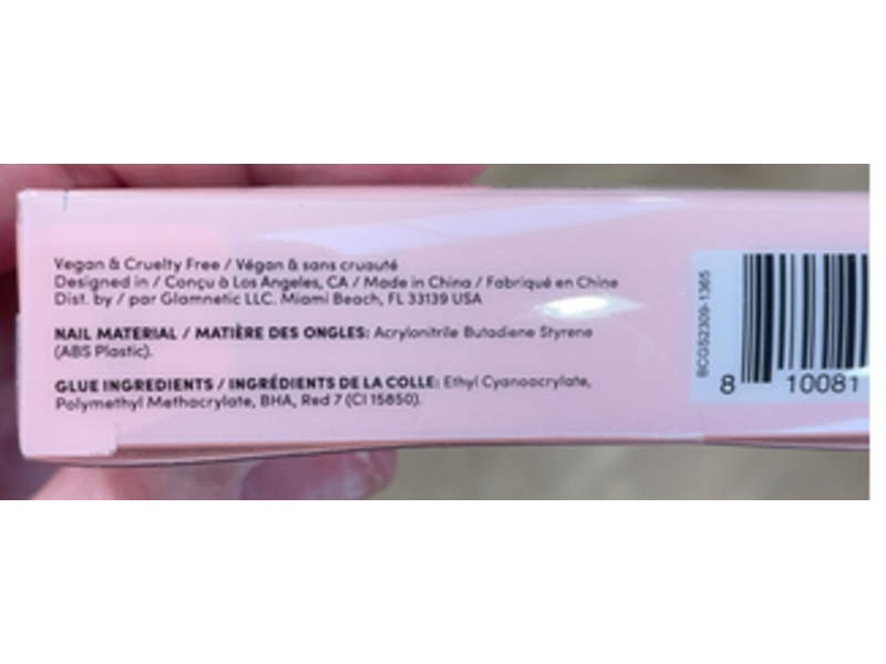 Glamnetic Nails Kit, Unicorn Tears & Short Oval, 30 Count