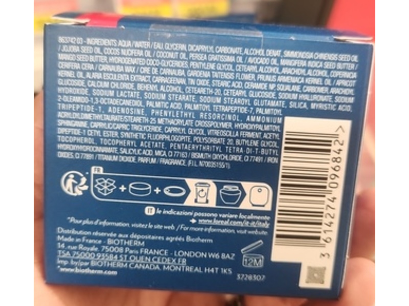 Biotherm Blue Peptides Uplift Cream, 1.69 fl oz/50 mL