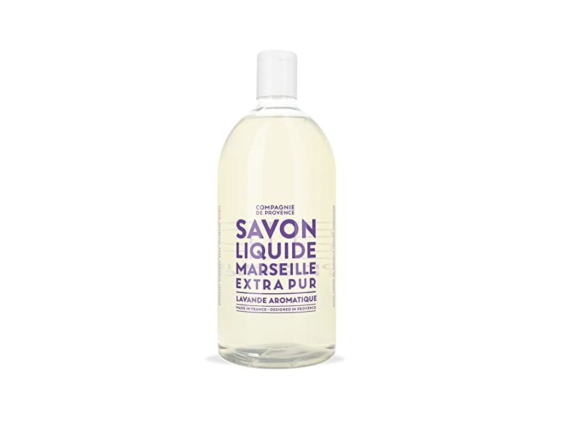 Compagnie De Provence Savon Liquide Marseille, Aromatic Lavender, 33.8 fl oz/1 L