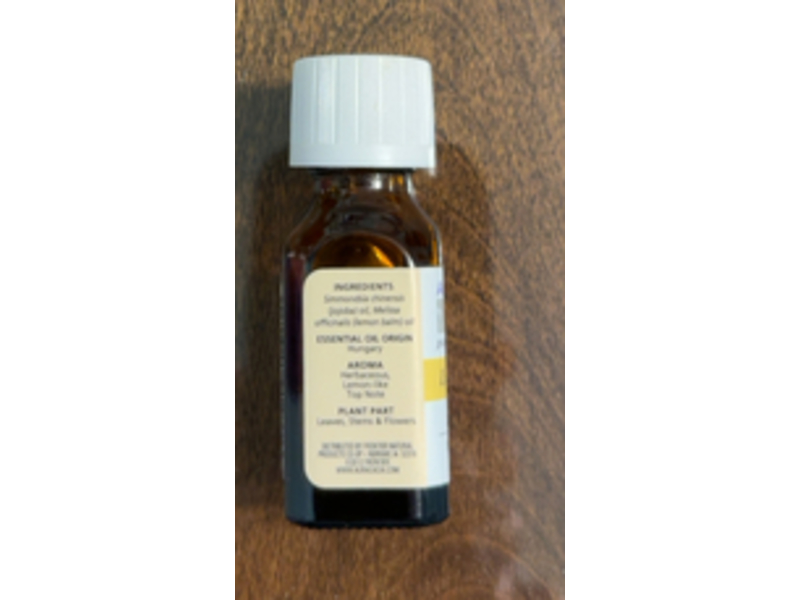 Aura Cacia Lemon Balm, 0.5 fl oz/15 mL