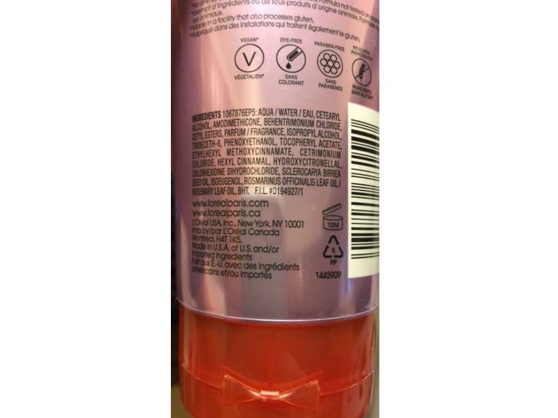 L'Oreal Paris Ever Pure Frizz-Defy Conditioner, Marula Oil, 11.05 fl oz/325 mL