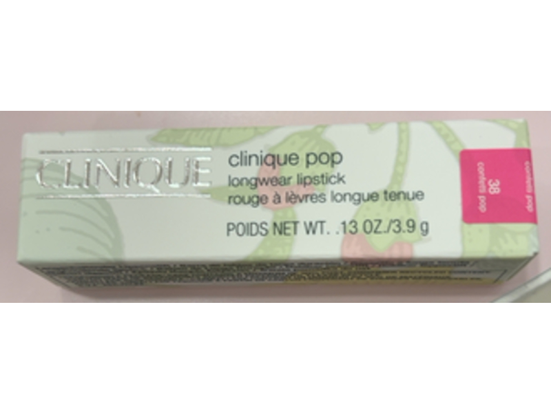Clinique Pop Longwear Lipstick, 38 Confetti Pop, 0.13 oz/3.9 g