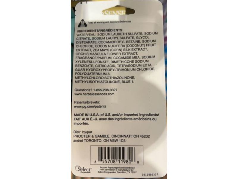 Herbal Essences Hello Hydration Shampoo, 1.4 fl oz/44 mL