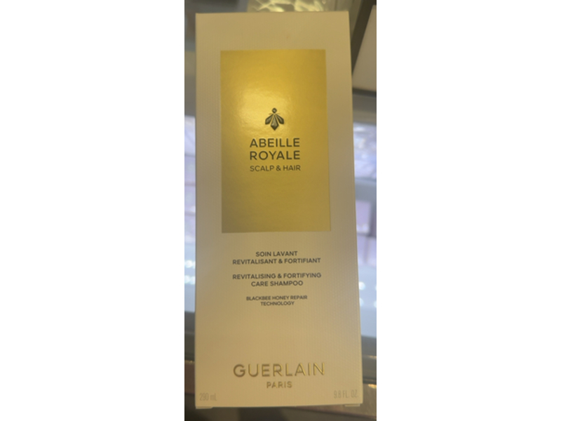 Guerlain Paris Abeille Royale Revitalising & Fortifying Care Shampoo, Blackbee Honey, 9.8 fl oz/290 mL