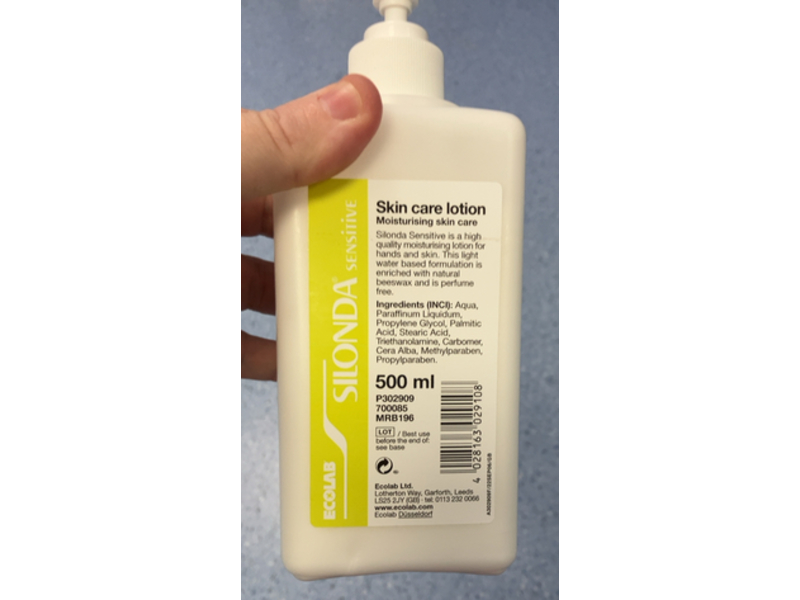 Ecolab Silonda Skin Care Lotion, 500 mL