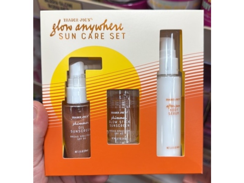 Trader Joe's Glow Anywhere Sun Care Set