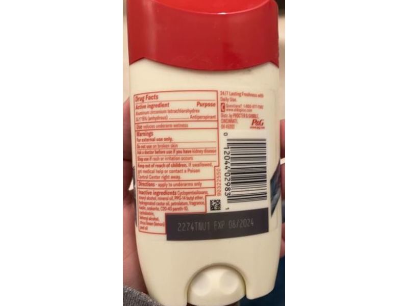 Old Spice Deep Sea Antiperspirants & Deodorants, 2.6 oz/73 g