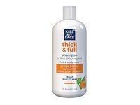 Kiss My Face Thick & Full Hair & Scalp Care Shampoo, Ginkgo Biloba, Curcumin & Apple Cider Vinegar, 16 fl oz/473 mL - Image 2