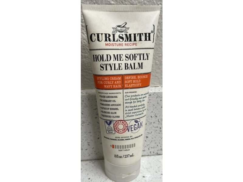 CurlSmith Hold Me Softly Style Balm, 8 fl oz/237 mL