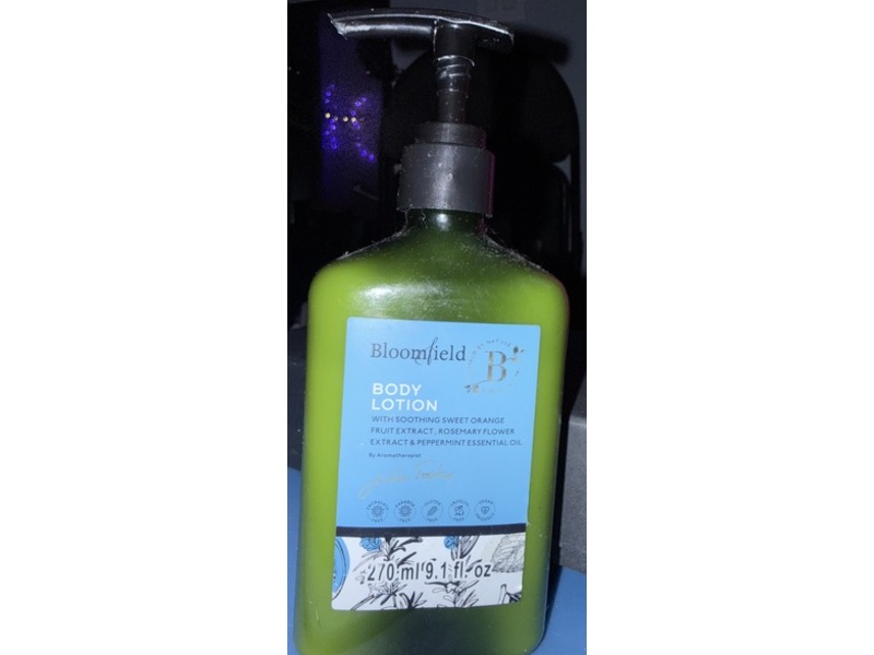 Bloomfield Body Lotion, Julie Foster, 9.1 fl oz/270 mL