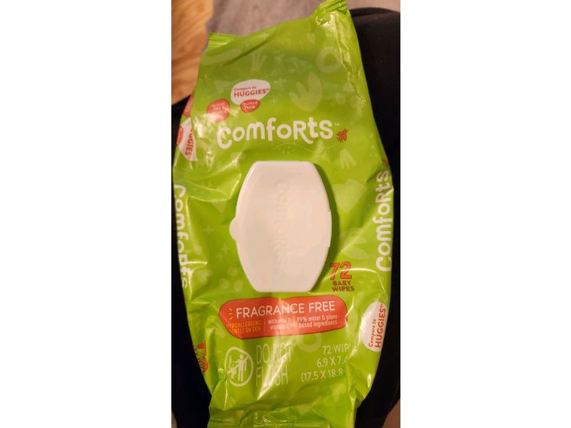 Comforts Baby Wipes, Aloe & Vitamin E, 72 Count