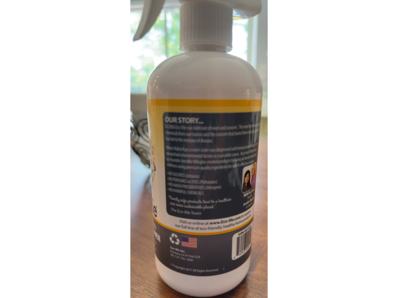 Eco Me Stainless Steel Cleaner, Lemon Fresh, 16 fl oz/473 mL