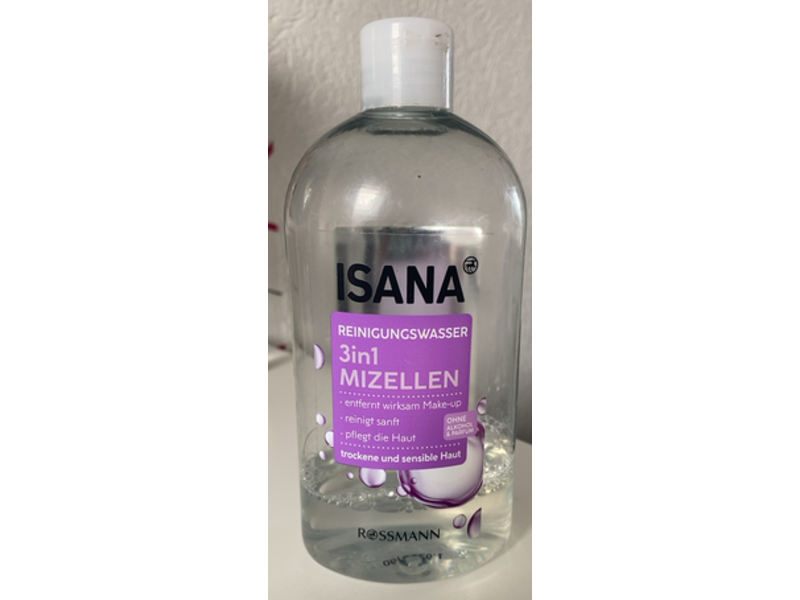 Isana 3 In 1 Micellar Cleansing Water, 400 mL