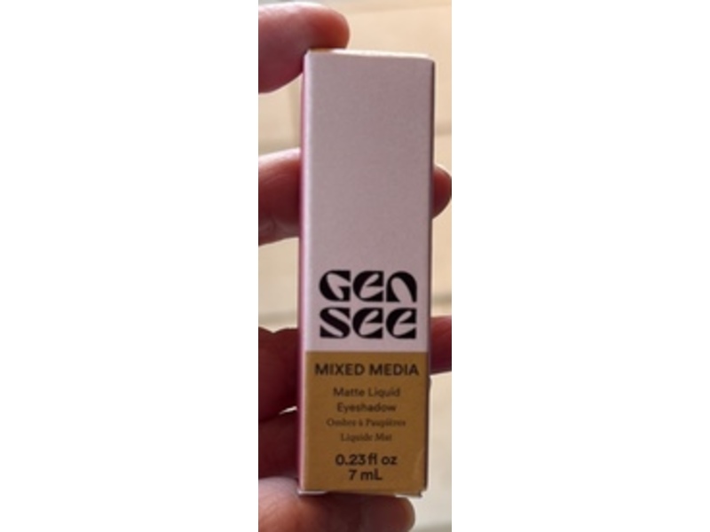 Gen See Mixed Media Matte Liquid Eyeshadow, Rose Water, 0.23 fl oz/7 mL