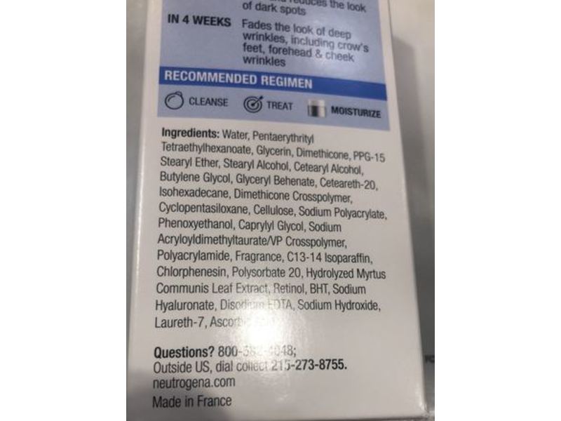 Neutrogena Rapid Wrinkle Repair Regeneration Cream, 1.7 oz/48 g, 2 Count