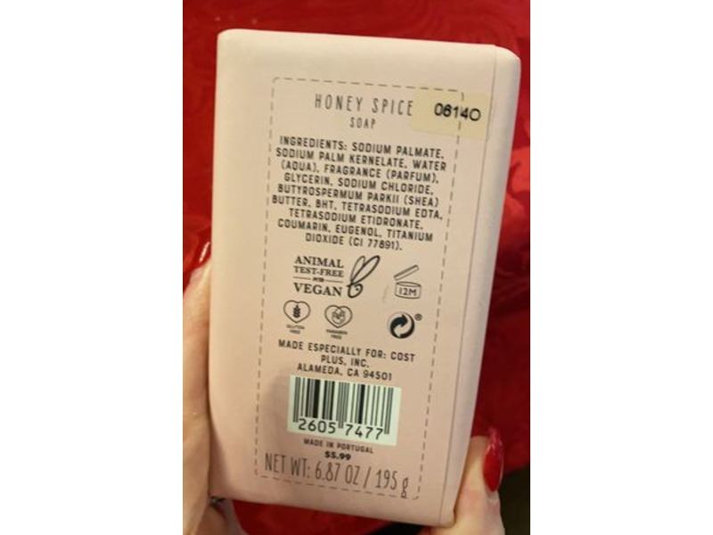 Addison & Gates Honey Spice Soap, 6.87 fl oz/195 g