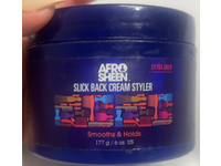 Afro Sheen Slick Back Cream Styler, Extra Hold, 6 oz/177 g - Image 3