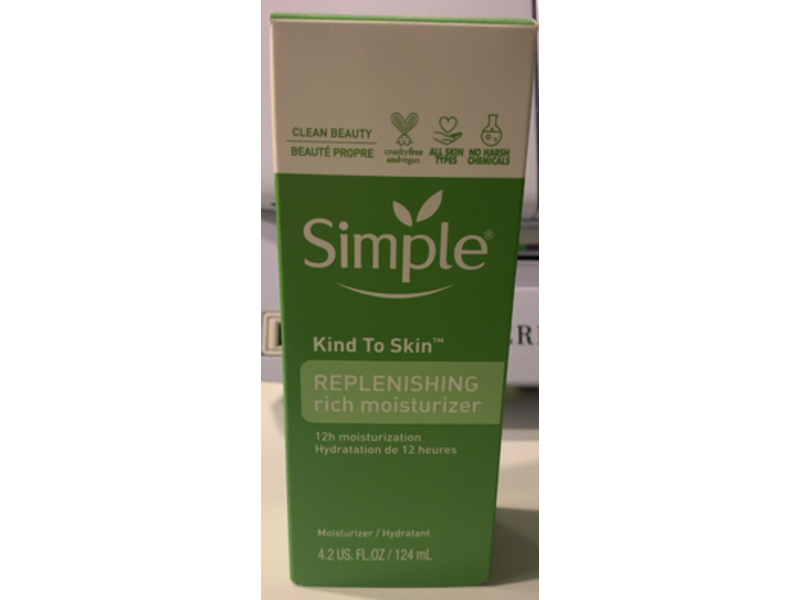 Simple Kind To Skin Replenishing Rich Moisturizer, 4.2 fl oz/124 mL