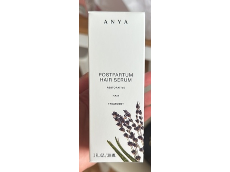 Anya Postpartum Hair Serum, Restorative Hair Treatment, 1 fl oz/30 mL