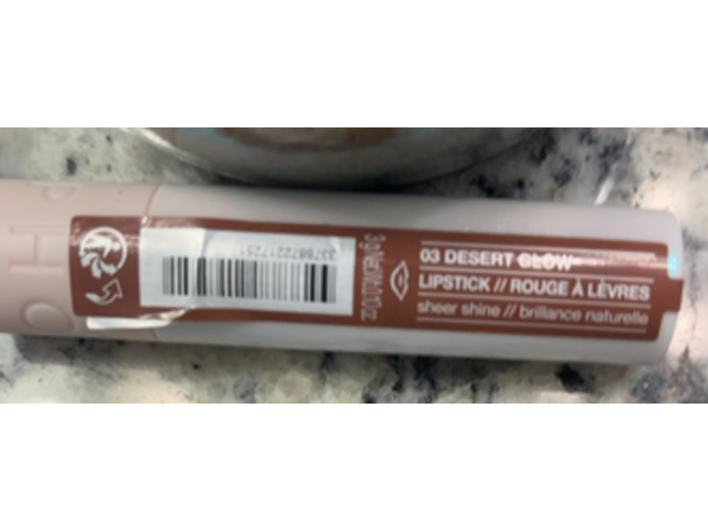 Sephora About That Sheer Shine Lipstick, 03 Desert Glow, 0.10 oz/3 g