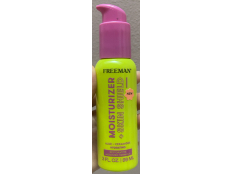 Freeman Hydrating Restorative Moisture Formula Moisturizer + Skin Shield, Aloe + Ceramides, 3 fl oz/89 mL